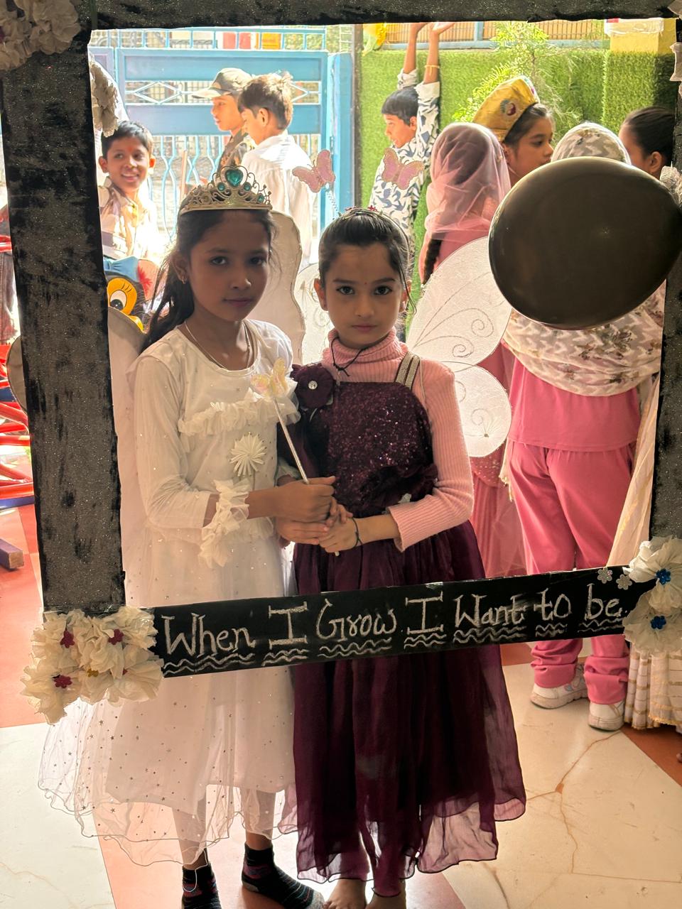 Young students participating in an aspiration-themed activity at Saint Ann's School